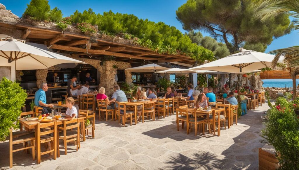 Strandrestaurant auf Mallorca