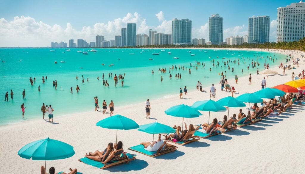 Strandabschnitt Miami Beach