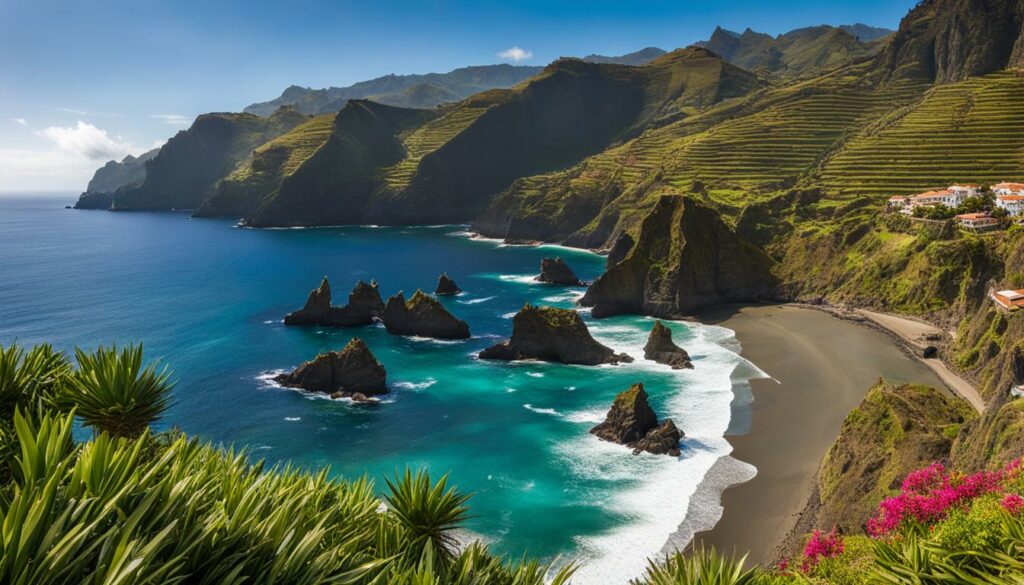 schöne Küsten Madeira