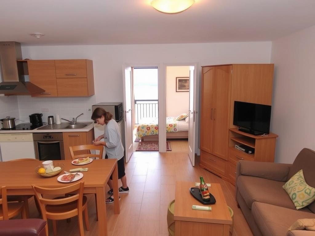 Familienurlaub am Balaton in einer Ferienwohnung mit Küche