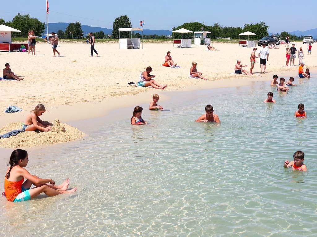 Familienurlaub am Balaton mit kinderfreundlichem Strand